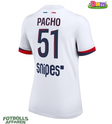 Paris Saint-Germain Willian Pacho #51 Bortatröja Kvinnor 2025-26 Kortärmad